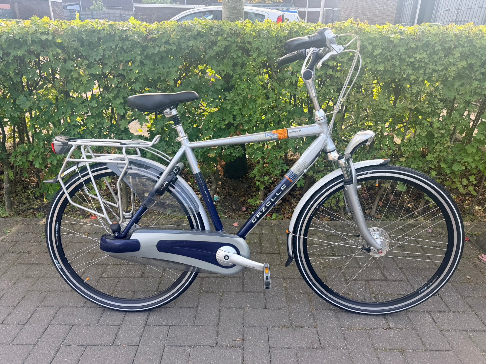 Gazelle Orange Ltd, Fietsen en Brommers, Velgrem, Versnellingen, Ophalen of Verzenden, Zo goed als nieuw