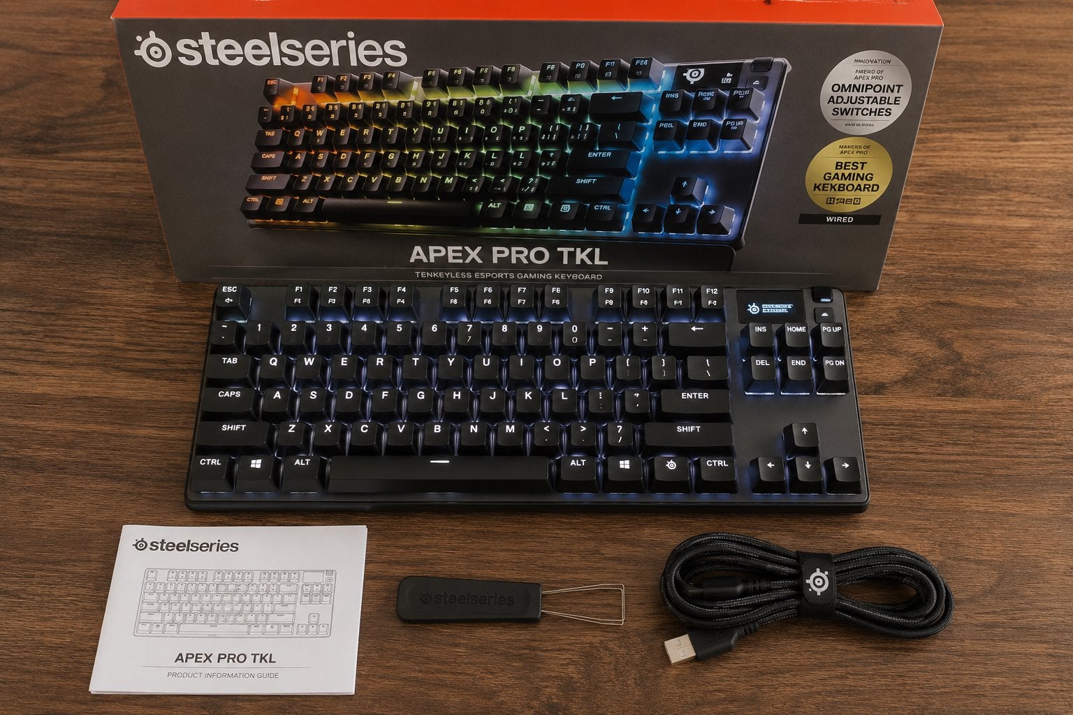 SteelSeries Apex Pro TKL Gen 2 Gaming Toetsenbord, Gaming toetsenbord, Nieuw, Ophalen of Verzenden, Qwerty