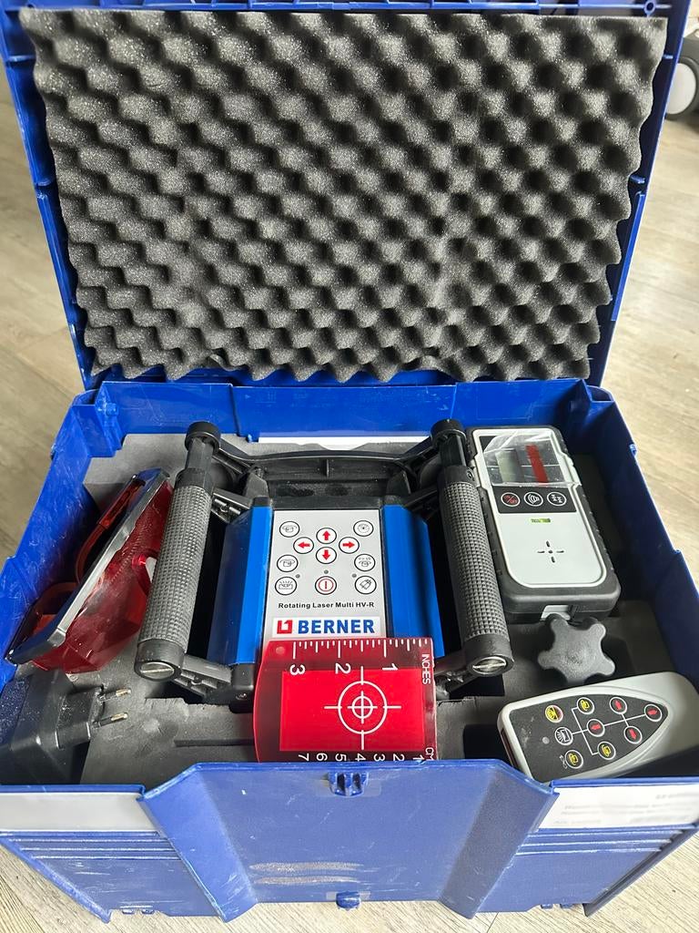 Berner Roterende Laser Multi HV-R met koffer, Ophalen of Verzenden, Gebruikt, Licht