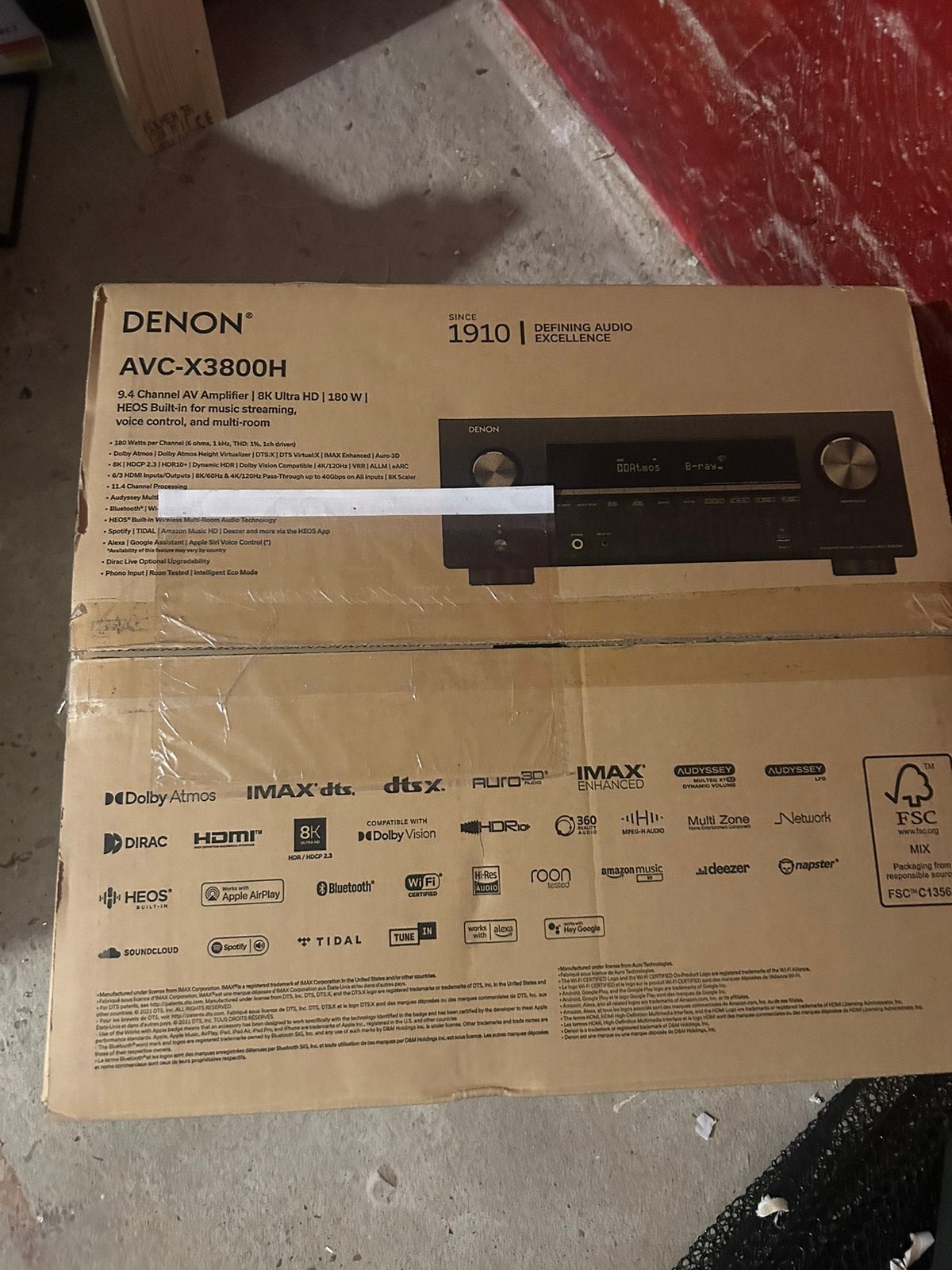 Denon AVCX3800HBKE2, Ophalen, Overige systemen, Denon, Niet werkend