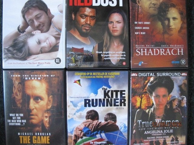 41D,75: P.S.love-redDust-schadrach-game-kiteRunner-trueWomen, Cd's en Dvd's, Engels, Nederlands, Overige genres, Ophalen of Verzenden