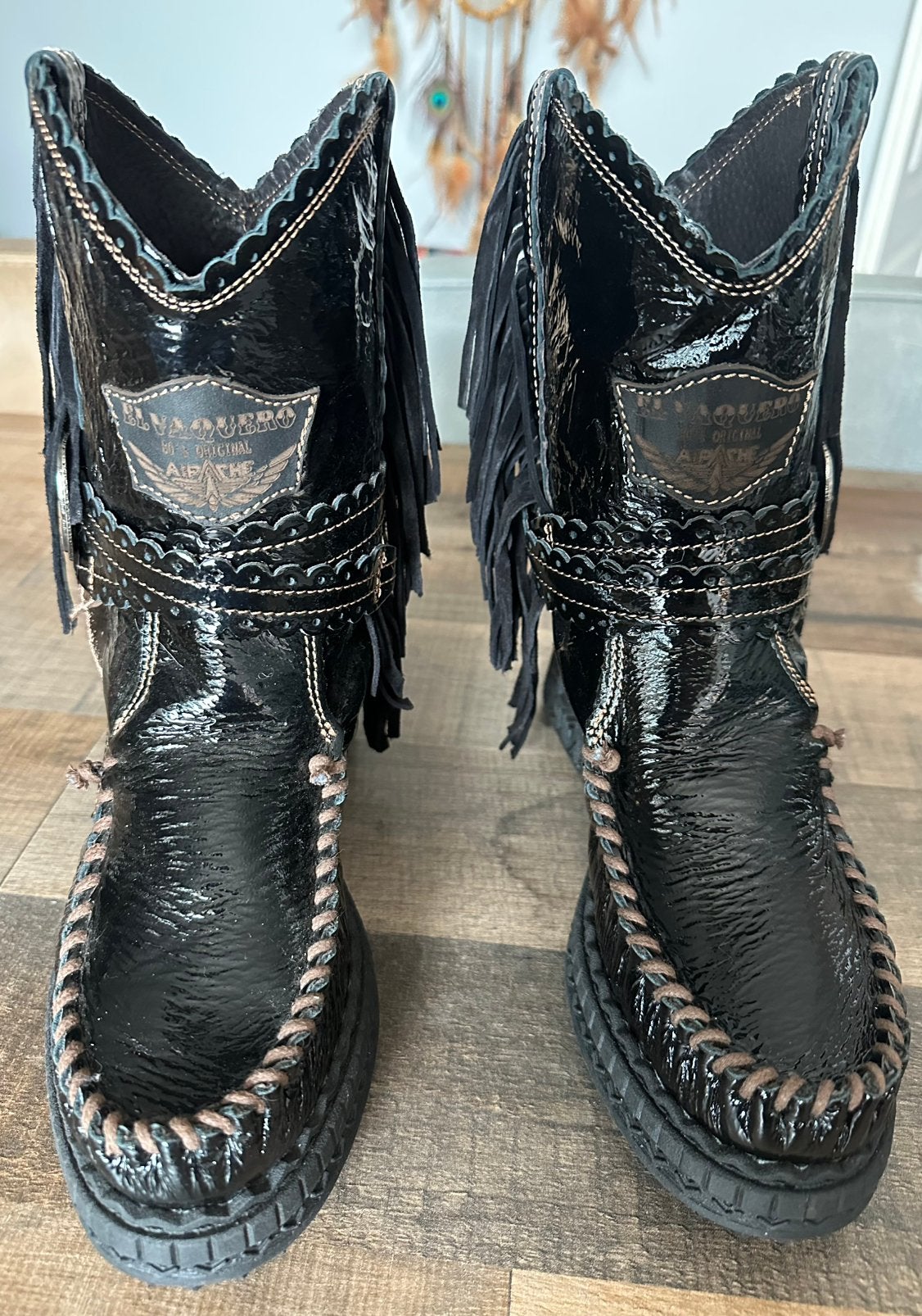 El Vaquero “Araya Luxe Night” , zwart lak leer , maat 39, Zwart, Lage of Enkellaarzen, Nieuw, Ophalen of Verzenden