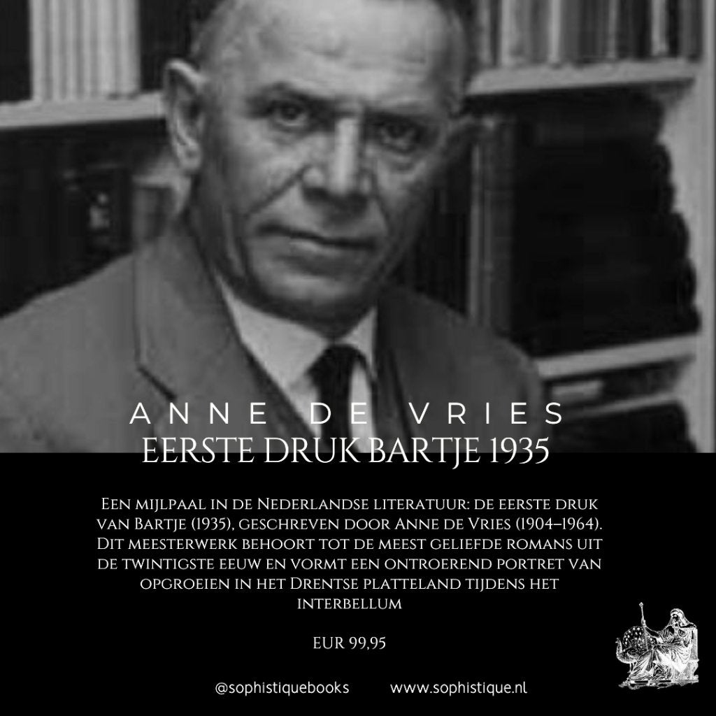 Eerste druk Bartje Anne de Vries 1935 | EUR 99,95, Boeken, Ophalen of Verzenden, Zo goed als nieuw