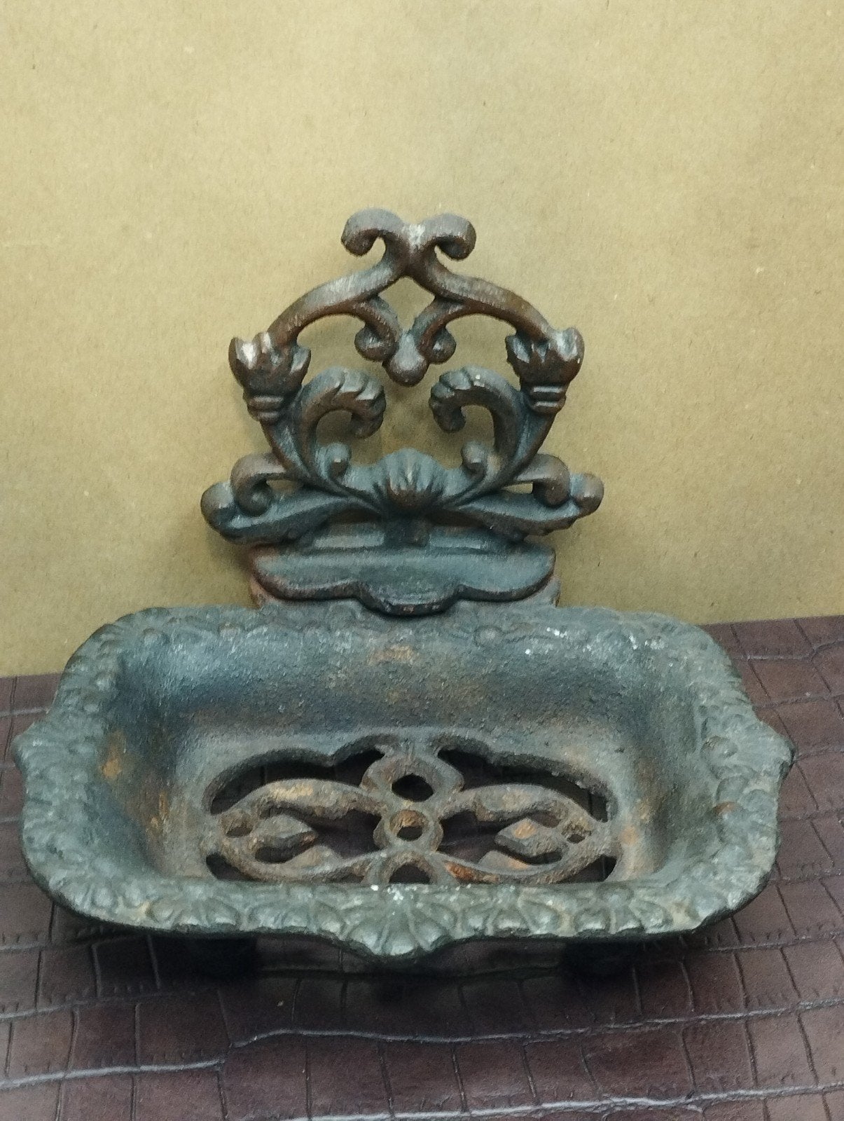 oud gietijzeren zeepbakje, Ophalen of Verzenden