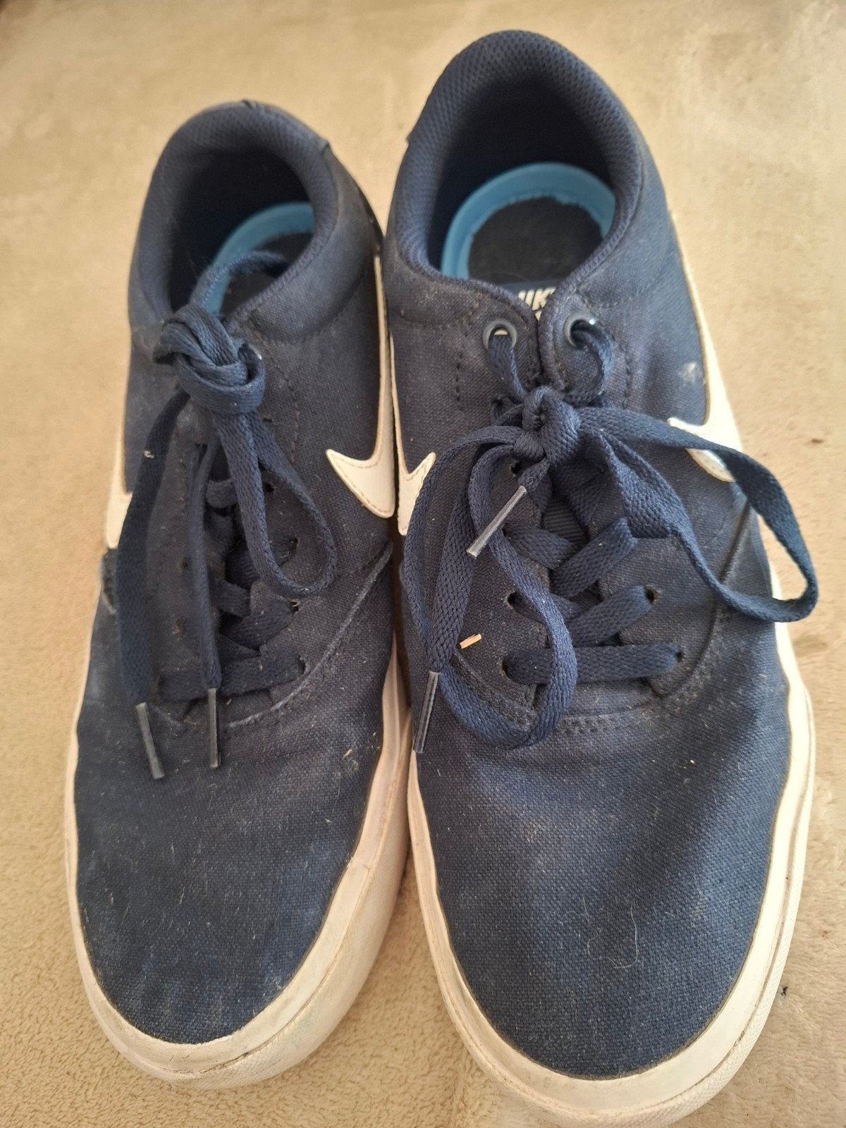 Nike SB Chron 2 Canvas Sneakers - Maat 42.5, Ophalen of Verzenden, Gedragen, Blauw