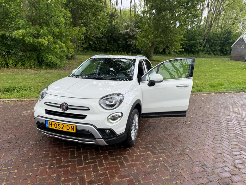 Perfect Onderhouden Fiat 500X Automaat, Stof, 4 cilinders, 500X, Wit