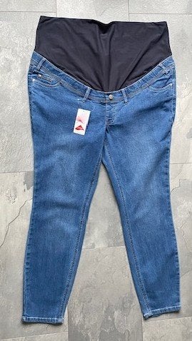 Nieuwe Skinny Zwangerschaps jeans, maat 50 (qwe), Kleding | Dames, Bonprix, Blauw, Maat 46/48 (XL) of groter, Nieuw
