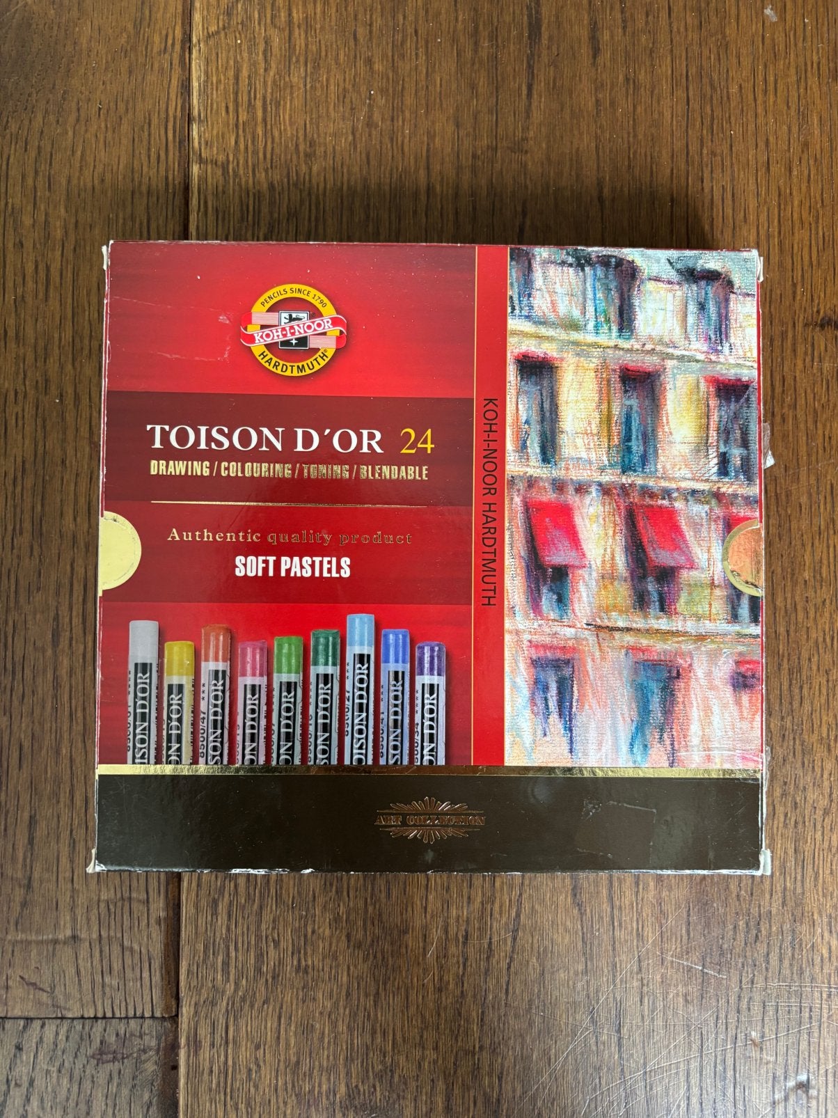 Koh-I-Noor: Toison d’Or 24 soft pastels, Hobby en Vrije tijd, Ophalen of Verzenden, Gebruikt, Overige typen