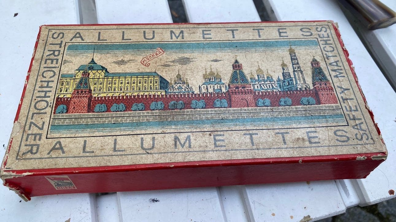 Russische lucifers uit de Sovjet-Unie voor brussel expo 1958, Ophalen