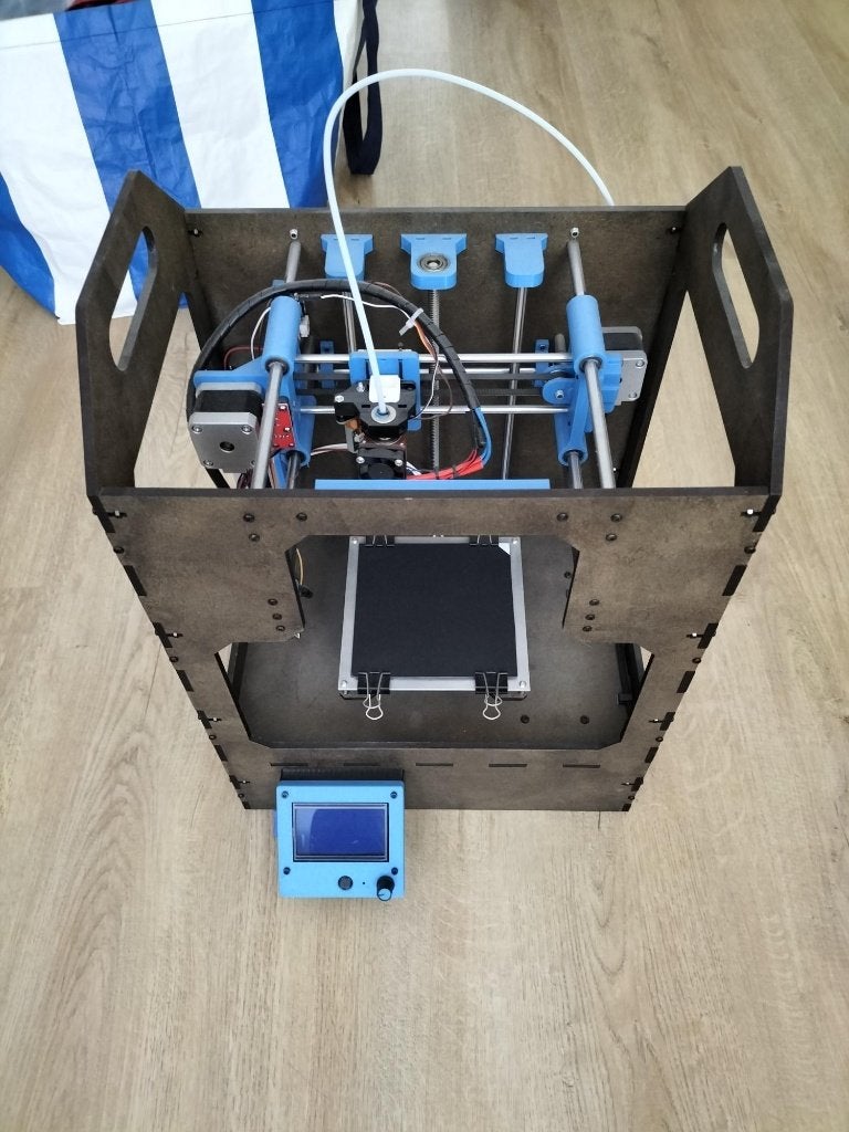 Zelfbouw 3D printer (o.a E3D hotend lite6), Ophalen of Verzenden, Zo goed als nieuw, Filament
