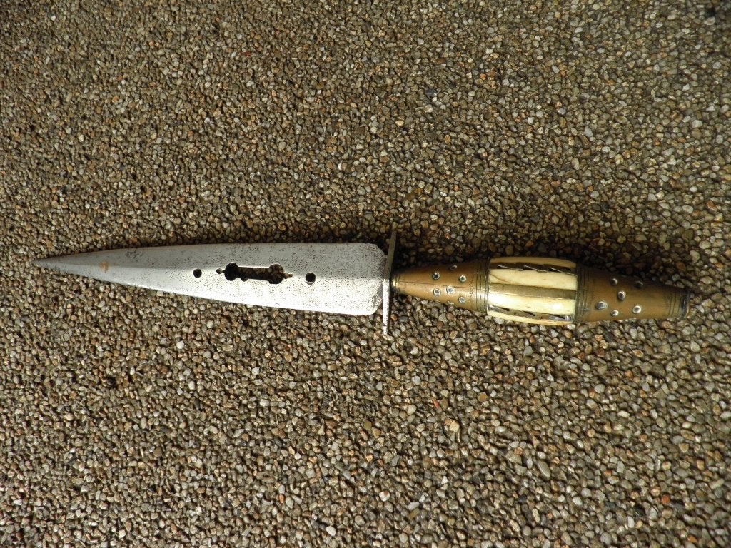 Antieke plug bajonet, Ophalen of Verzenden, Landmacht, Overige gebieden, Mes of Dolk