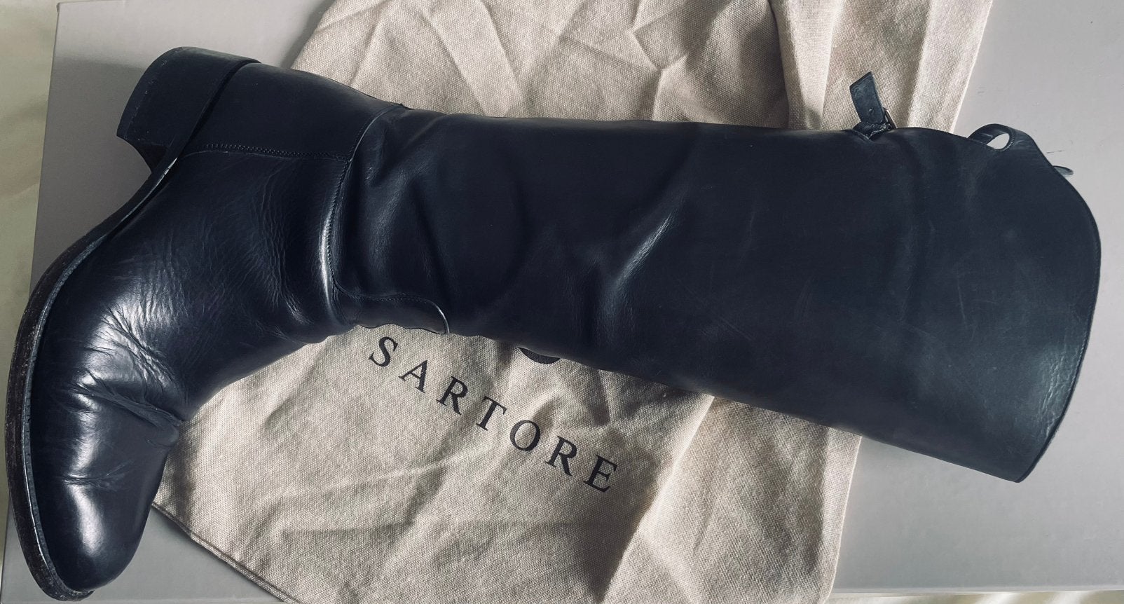 Sartore: Hoge Laarzen, Kleding | Dames, Hoge laarzen, Bruin, Verzenden, Gedragen