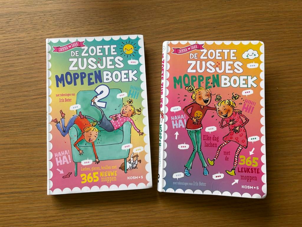 De Zoete Zusjes moppenboek 1 en 2, Ophalen of Verzenden, Gelezen, Fictie algemeen