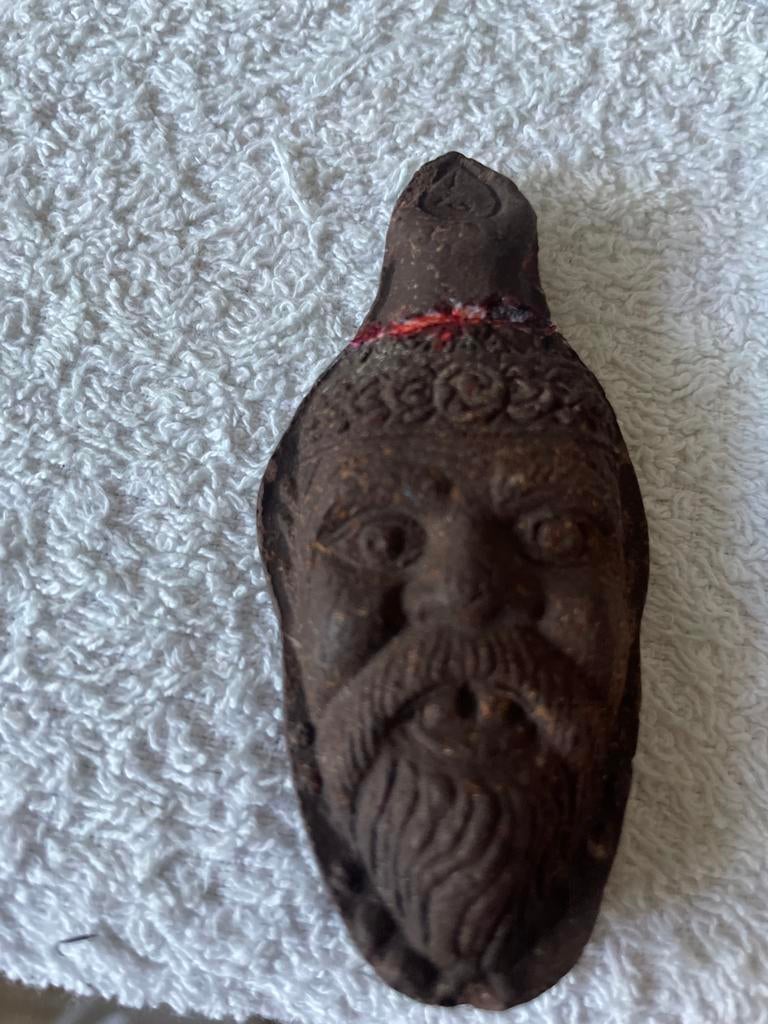Antiek beeldje van een man met baard, Ophalen of Verzenden