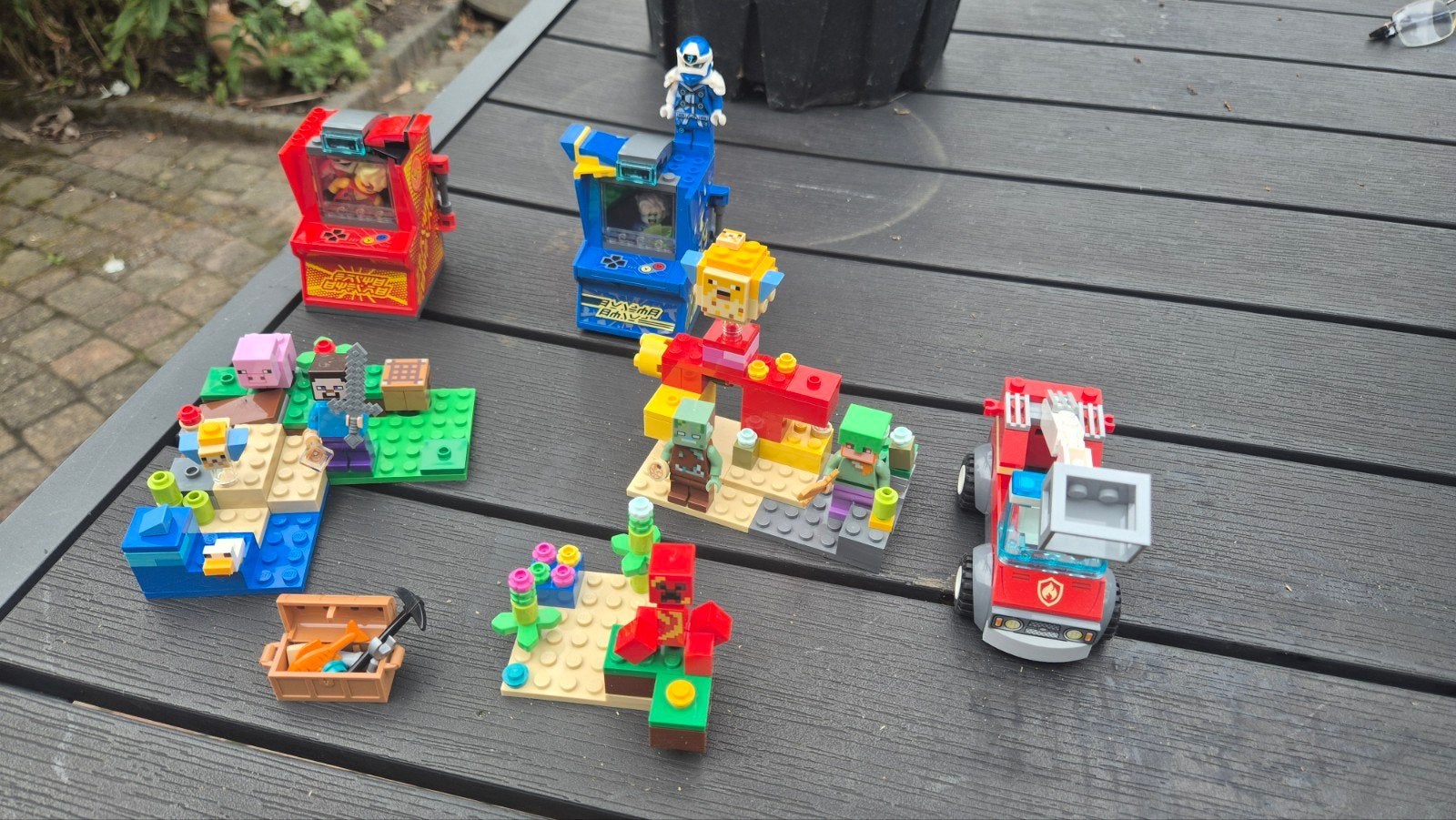 Diverse Ninja Lego sets: Minecraft, Arcade en brandweerwagen, Ophalen of Verzenden, Gebruikt, Overige merken