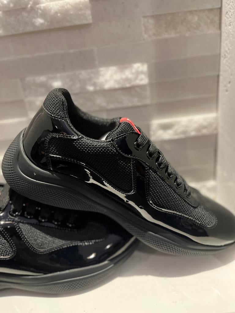 Prada American Cups black on black, Ophalen of Verzenden, Nieuw, Zwart