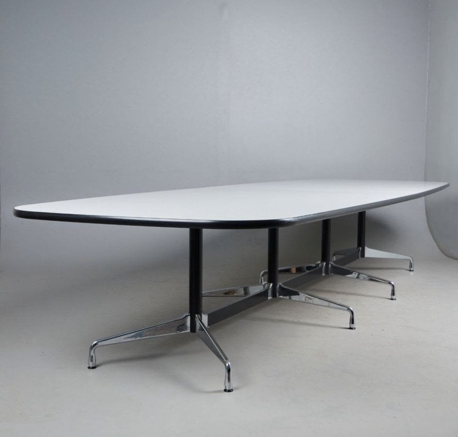 1x Vitra Eames Segmented Table Wit 420 cm, Niet ingevuld, 100 tot 150 cm, Niet ingevuld, Ophalen of Verzenden