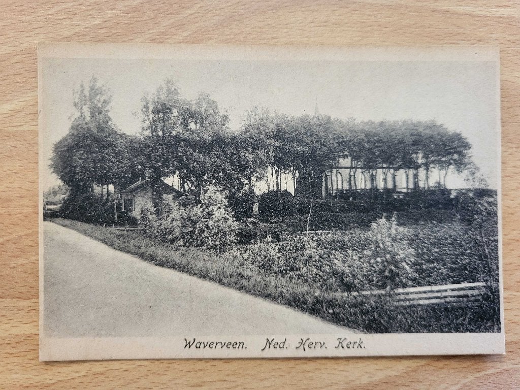 ansicht WAVERVEEN Kerk, Ophalen, Voor 1920, Utrecht