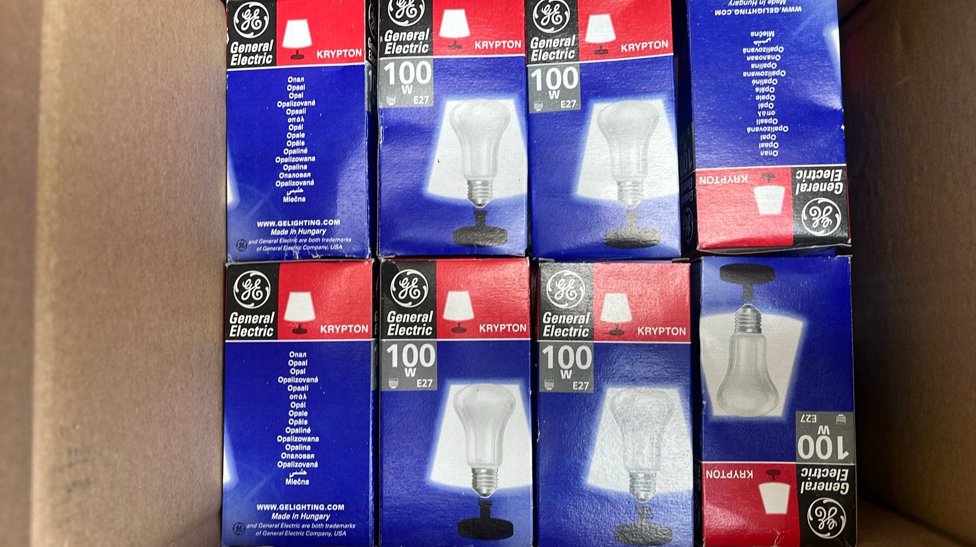 Gloeilampen 100 watt e27, Led-lamp, 60 watt of meer, Zo goed als nieuw, E27 (groot)