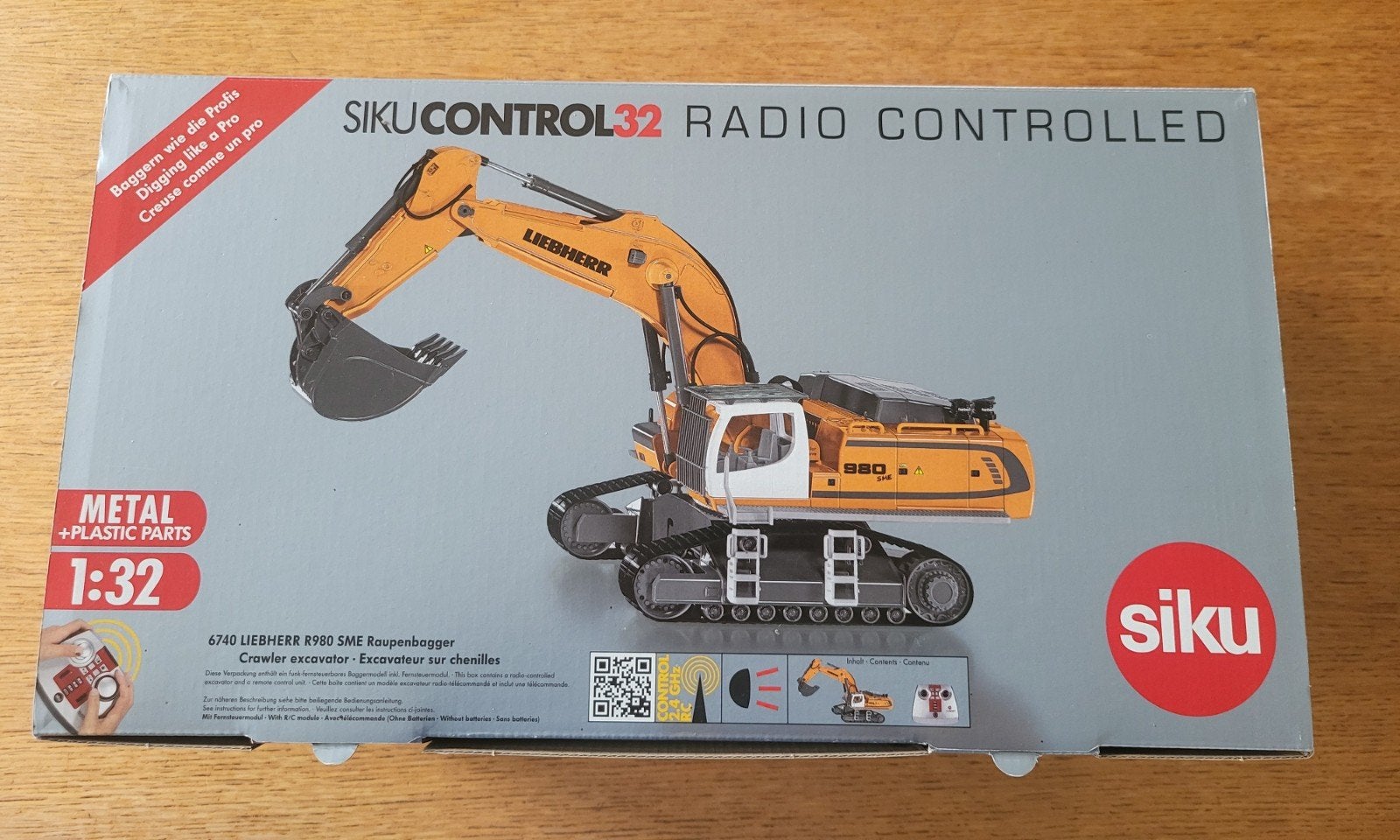 siku control 6740 LIEBHERR R980 SME graafmachine, Ophalen of Verzenden, Zo goed als nieuw