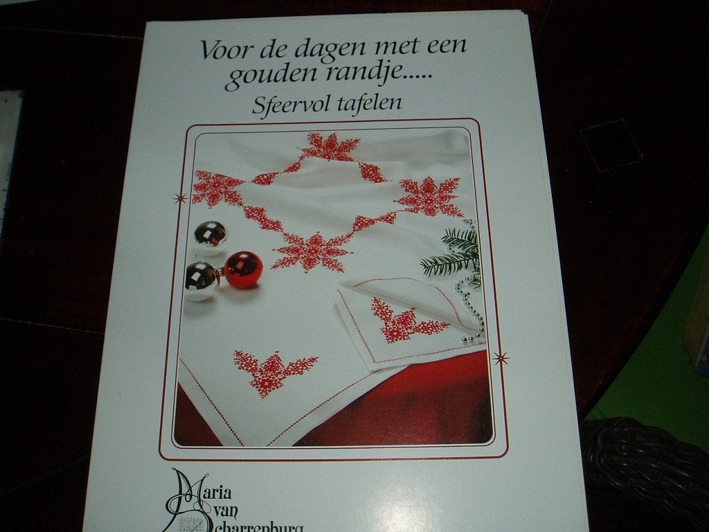boeken kruissteek folder boek cantecleer mvs, Verzenden, Zo goed als nieuw, Overige typen