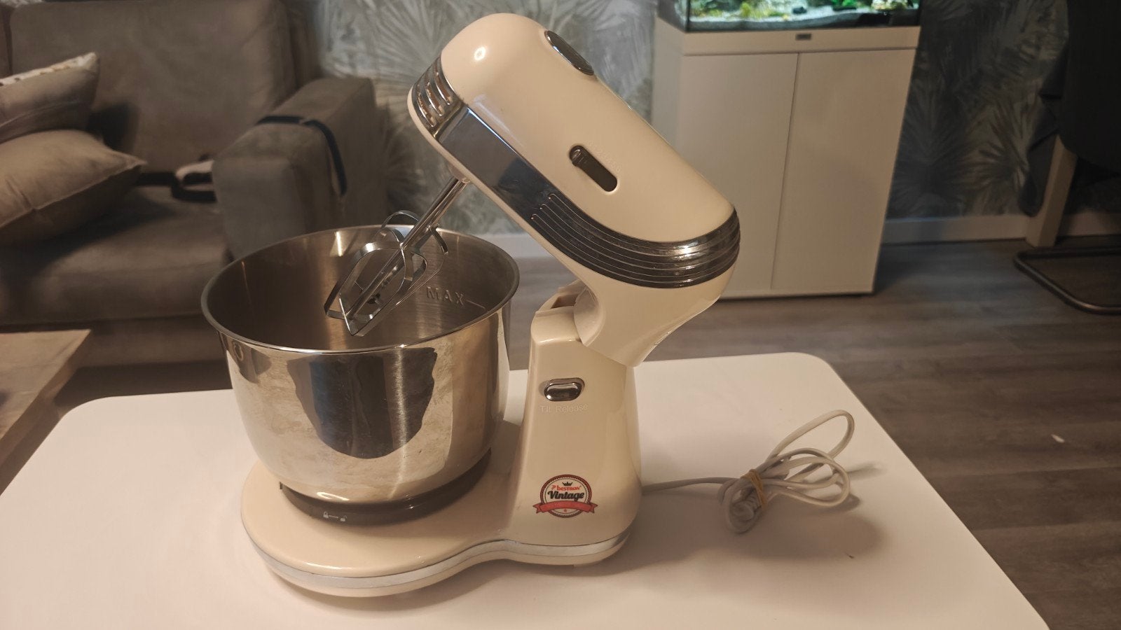 Bestron Keukenmachine - Vintage Look, 2 tot 3 liter, Ophalen of Verzenden, Gebruikt