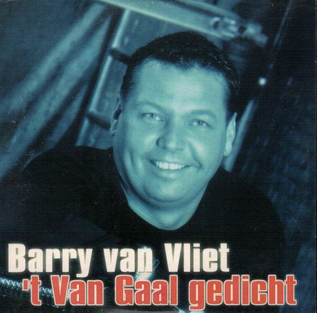 Barry van Vliet, 't Van Gaal gedicht. CD., Verzenden, Zo goed als nieuw, Levenslied of Smartlap