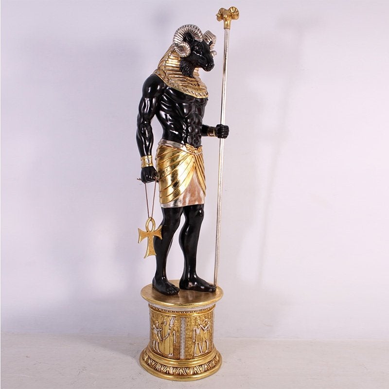 Khnum 235 cm - Khnum beeld op base, Verzamelen, Ophalen, Nieuw, Overige typen