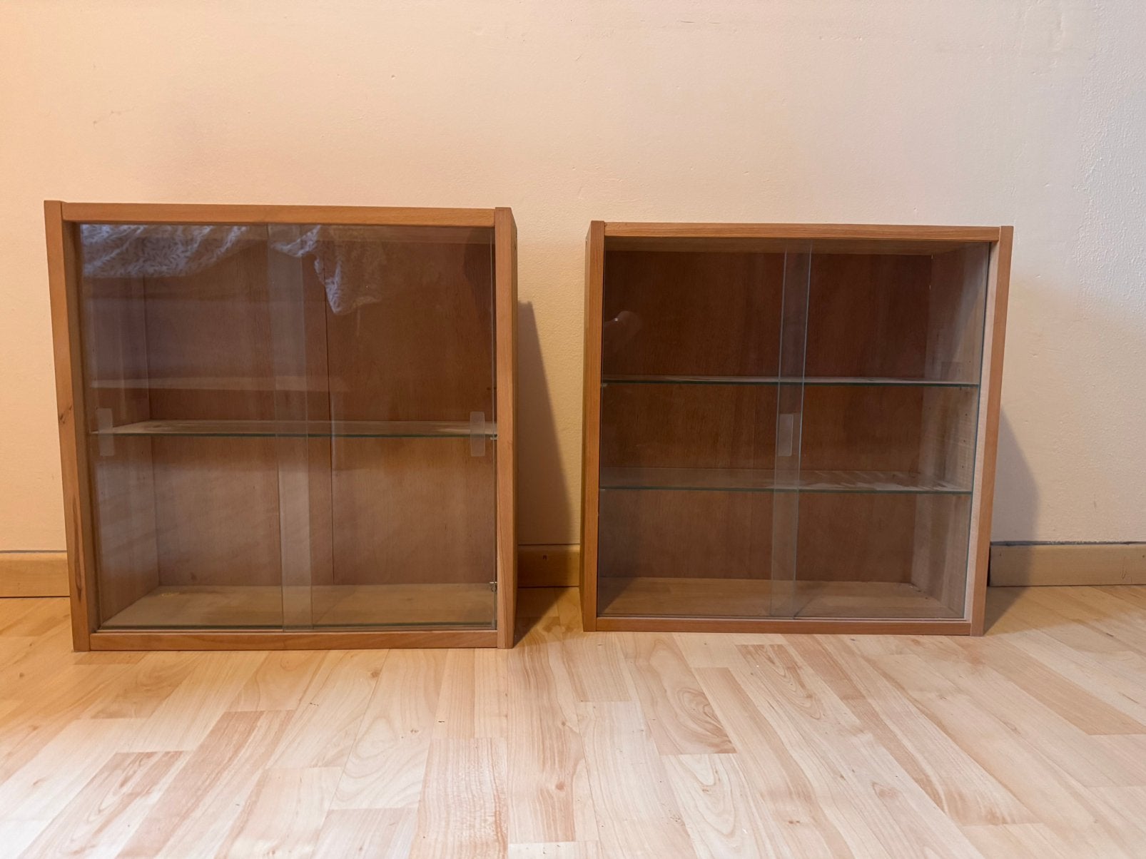 Vitrinekast hang, Ophalen, Minder dan 100 cm, 25 tot 50 cm, Glas