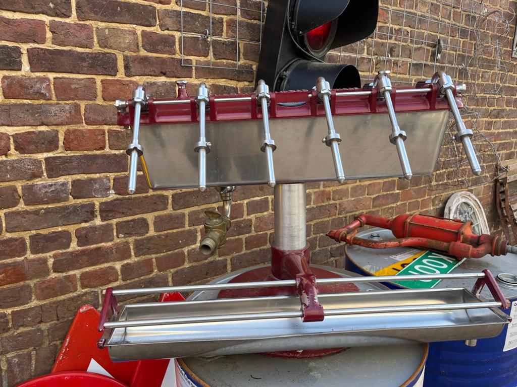 Vintage bier tapinstallatie met 6 kranen, Ophalen of Verzenden, Zo goed als nieuw