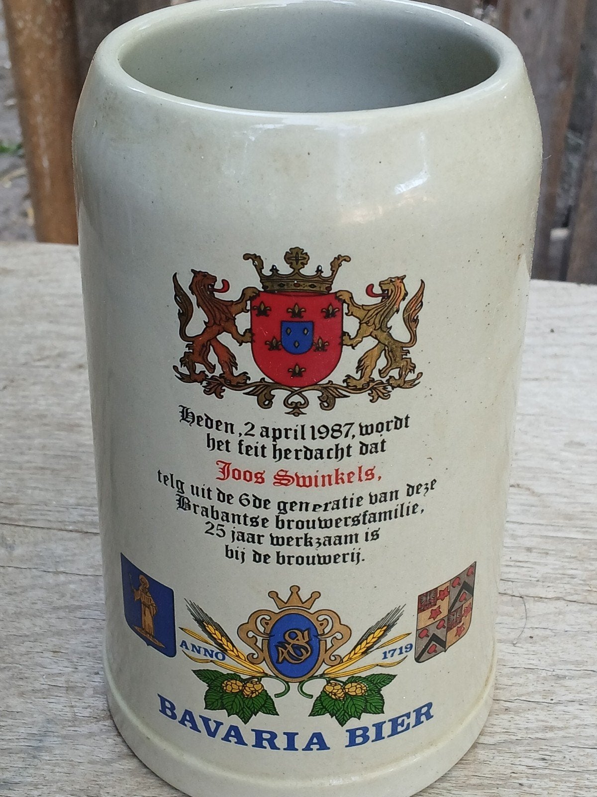 Bavaria Bierpul Joos Swinkels 25 jaar jubileum 1987, Ophalen of Verzenden