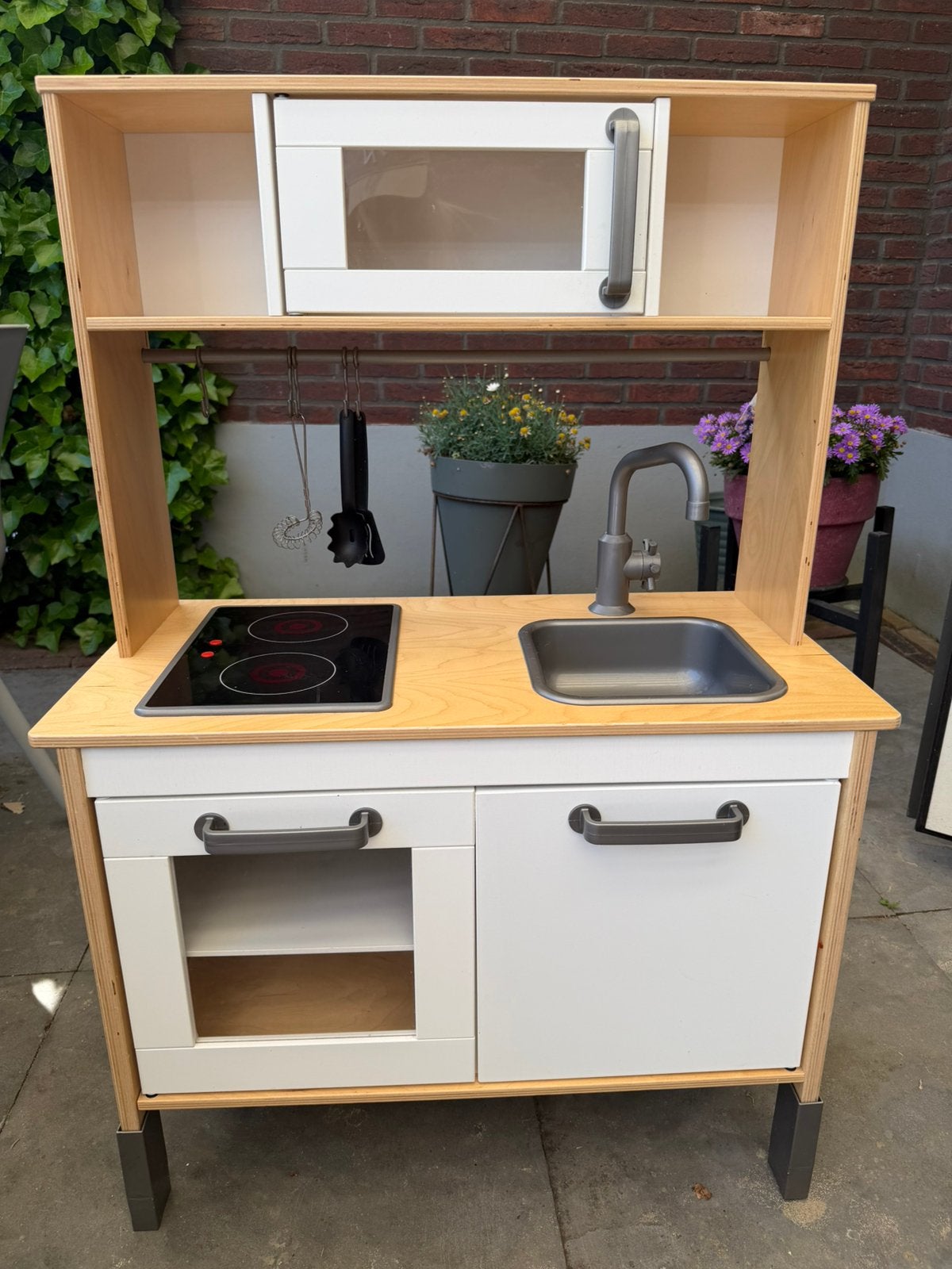 Ikea keukentje met keukenspulletjes, Ophalen, Gebruikt