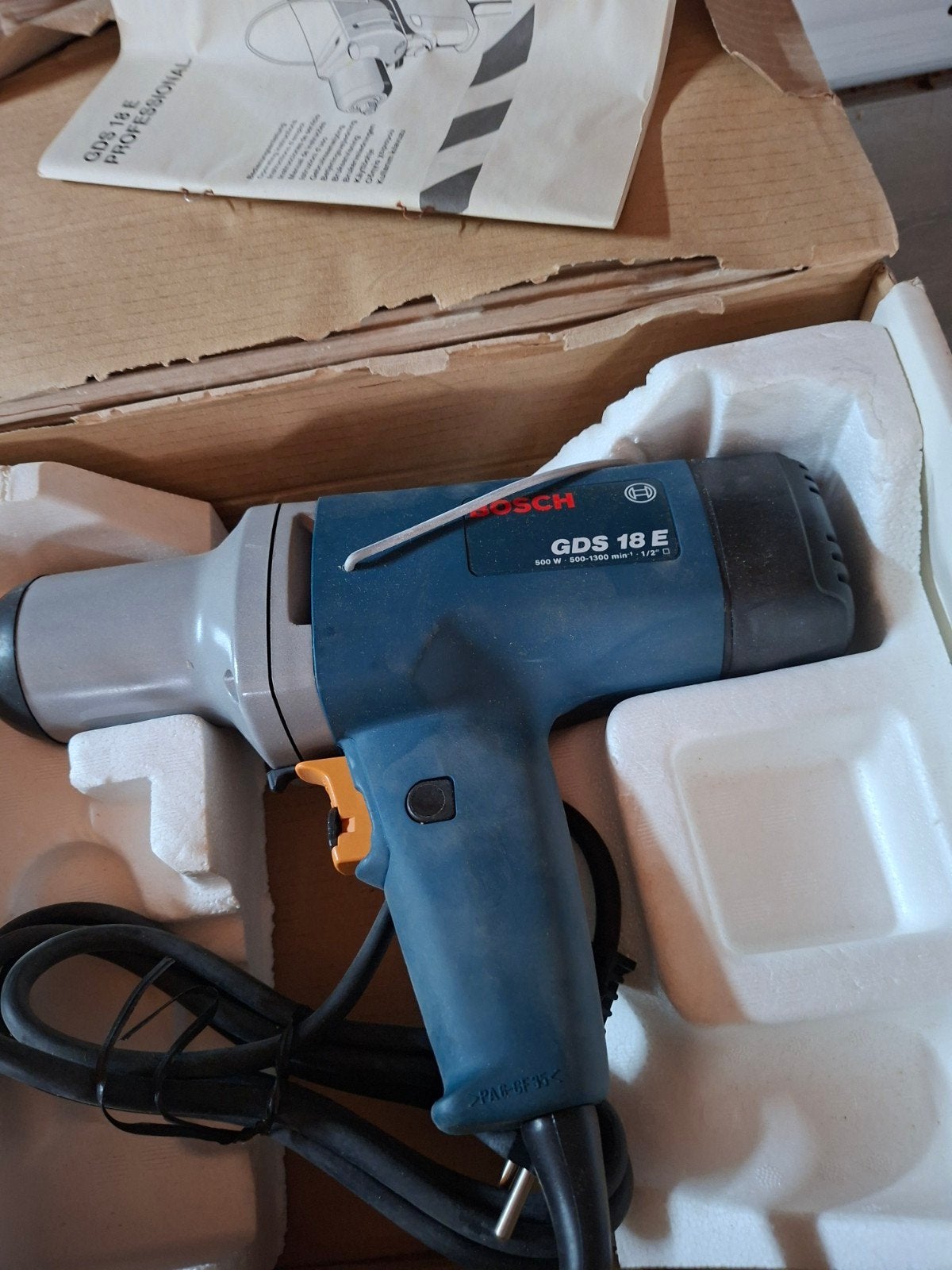 Bosch GDS 18 E Professional Slagmoeraanzetter, Ophalen, Nieuw, Overige typen, Bosch