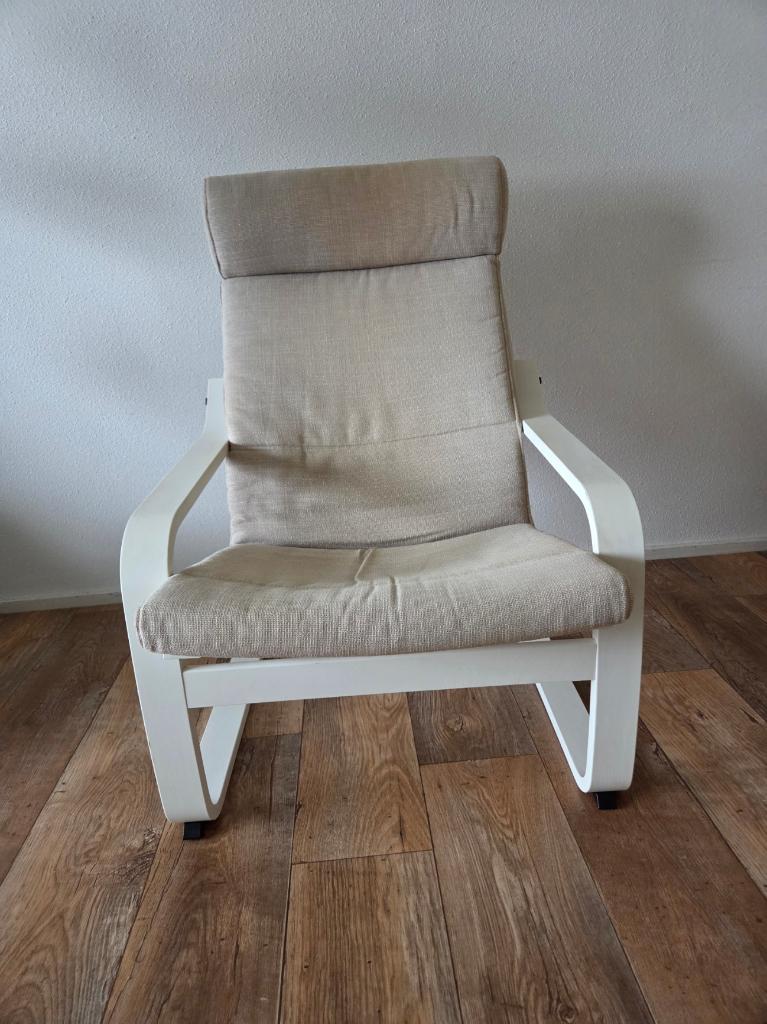 Stoel Poang ikea, Huis en Inrichting, Fauteuils, Ophalen, 75 tot 100 cm, Zo goed als nieuw, Stof