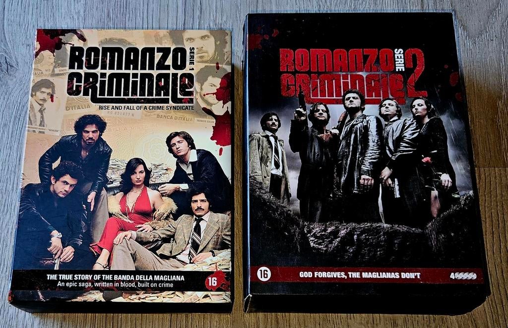 Romanzo Criminale - Serie 1 en 2 * 10 DVDs, Cd's en Dvd's, Ophalen of Verzenden, Zo goed als nieuw, Boxset