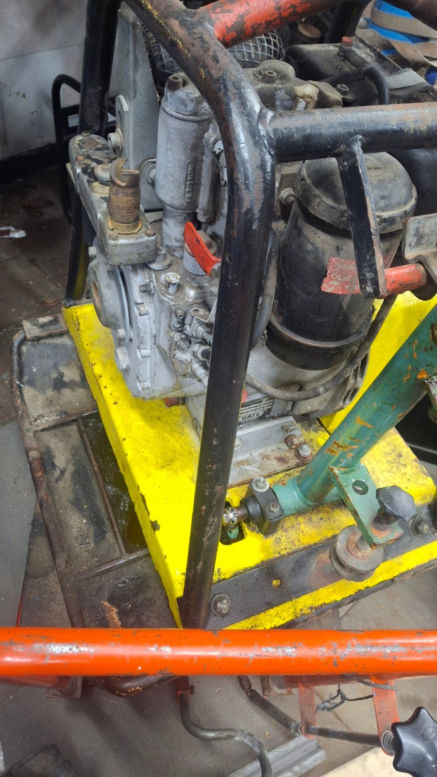 Wacker 2970 Trilplaat, Ophalen