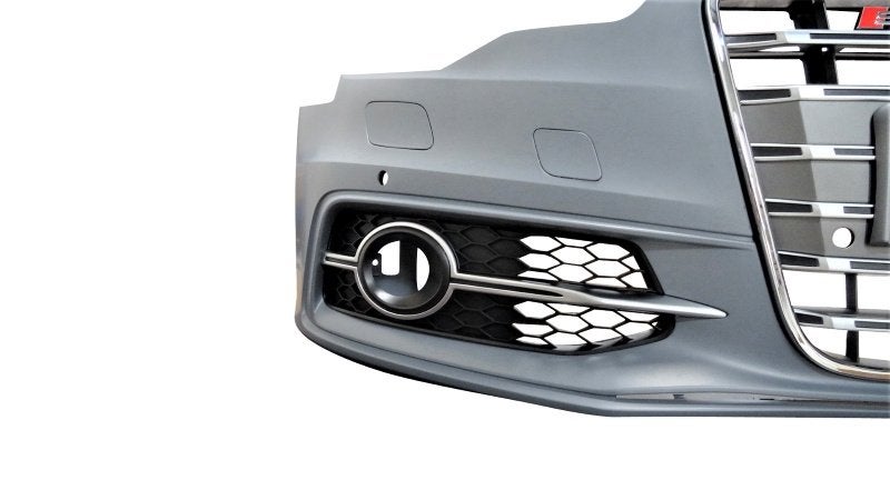 Voorbumper A6/S6 4G S‑Style Grille Platinum Grey Distronic, Ophalen of Verzenden