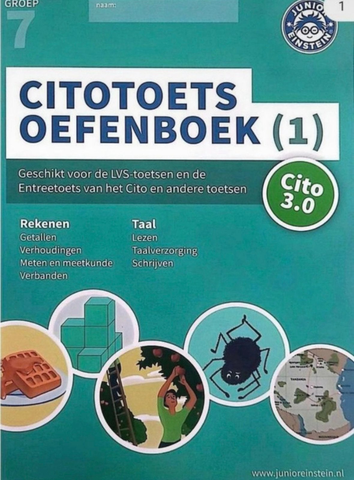 Junior Einstein groep 7 Cito training 5 onderdelen, Ophalen of Verzenden, Zo goed als nieuw