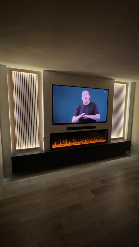 Moderne TV-wanden & Cinewalls op maat, Huis en Inrichting, Overige materialen, 200 cm of meer, Nieuw, Ophalen of Verzenden