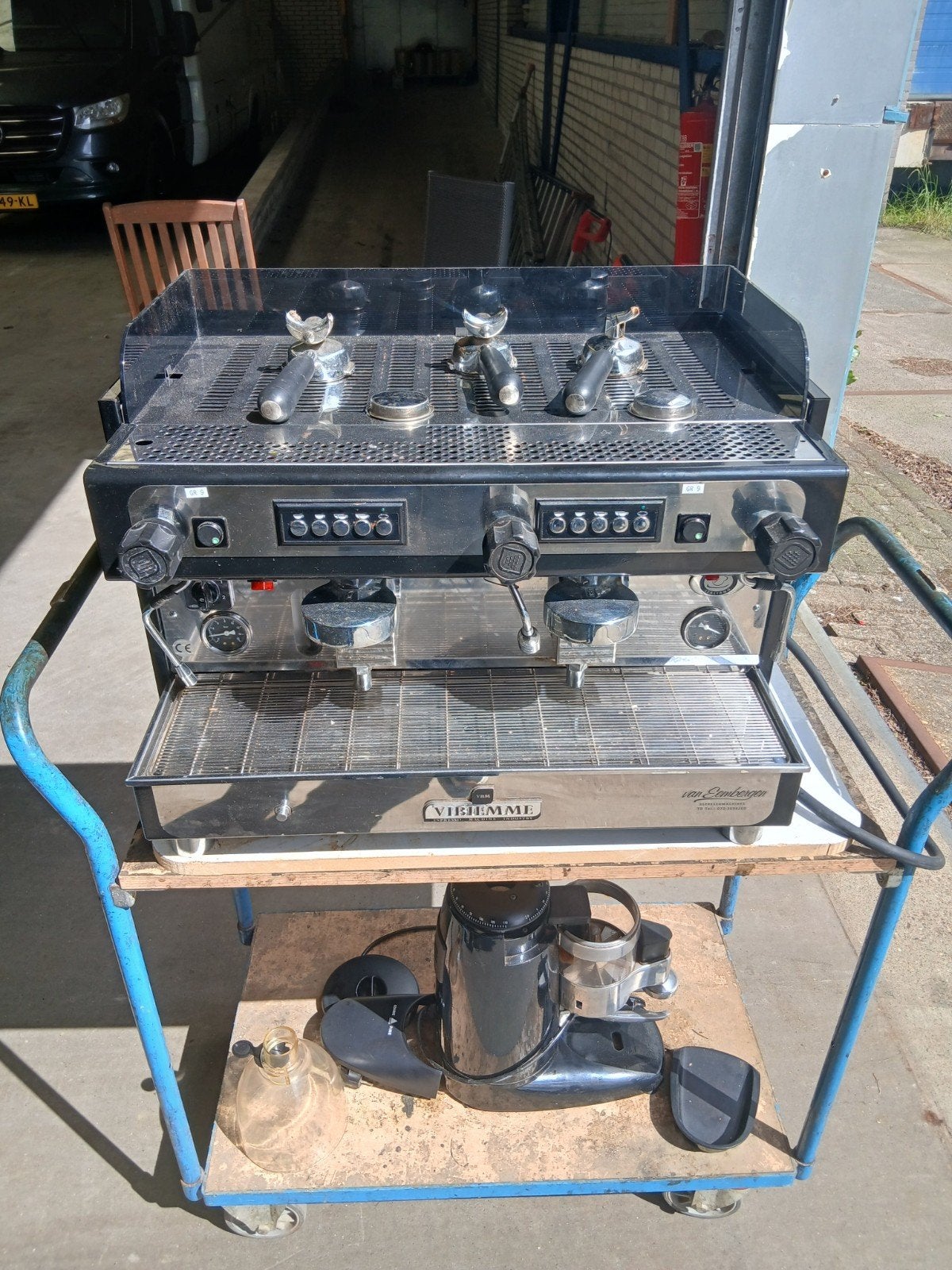 Koffiemachiene te koop met koffiemolen 0655358046, Ophalen of Verzenden