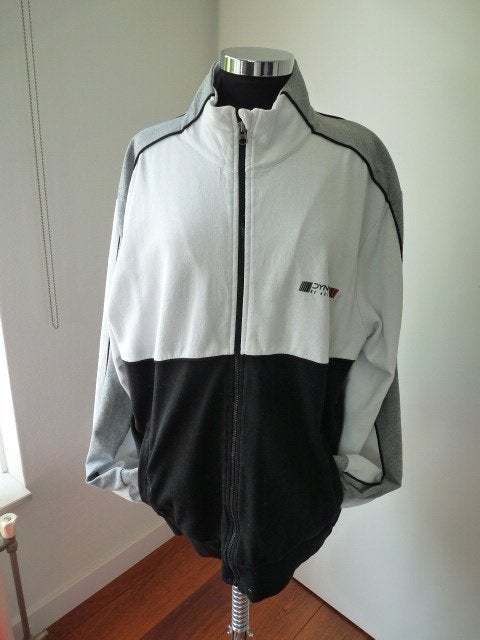 Wit grijs zwart sportief vest, Bonrpix, mt 56-58 XL., Kleding | Heren, Overige kleuren, Bonprix, Maat 56/58 (XL), Ophalen of Verzenden