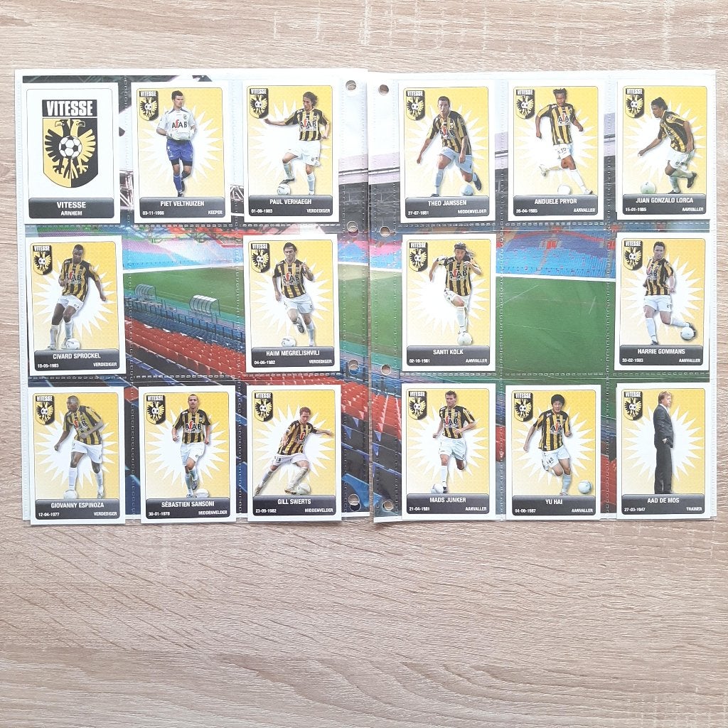 Vitesse voetbalplaatjes seizoen 2007-2008 in NIEUW staat!, Verzenden, Nieuw, Vitesse, Poster, Plaatje of Sticker