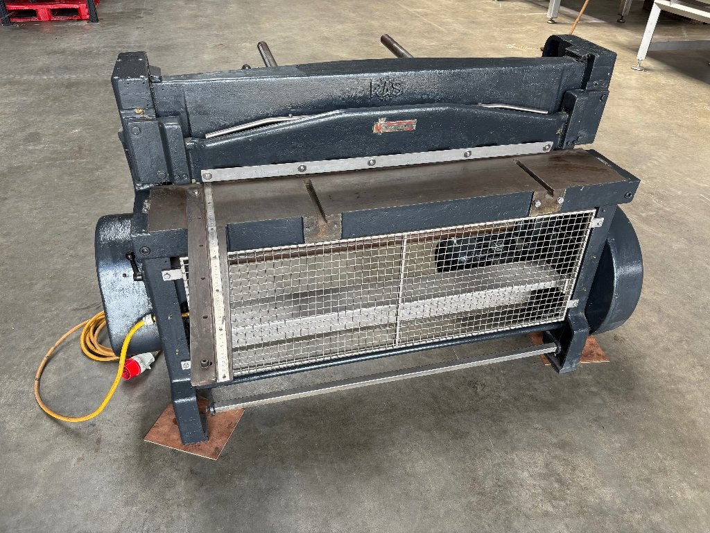 RAS 52.7 motorplaatschaar 1040 mm | 2,5 mm staal, Ophalen, Gebruikt