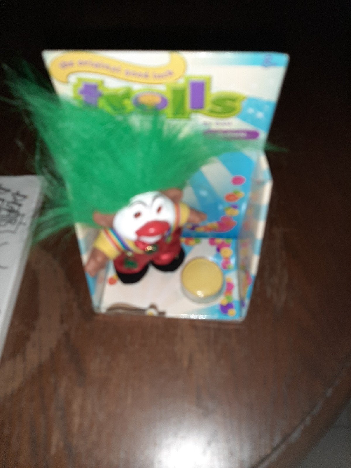 Trolls Clown Figuur met Groen Haar - Nieuw in Verpakking, Ophalen, Nieuw, Jongen of Meisje