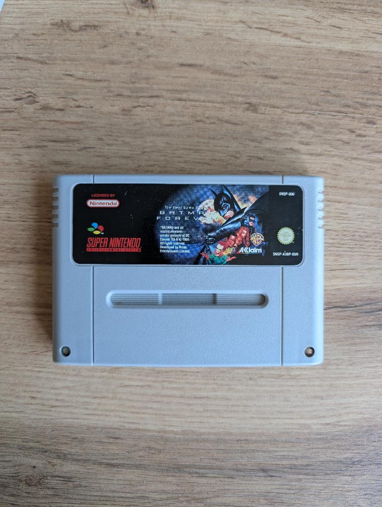 Batman forever snes, 1 speler, Ophalen of Verzenden, Zo goed als nieuw, Avontuur en Actie