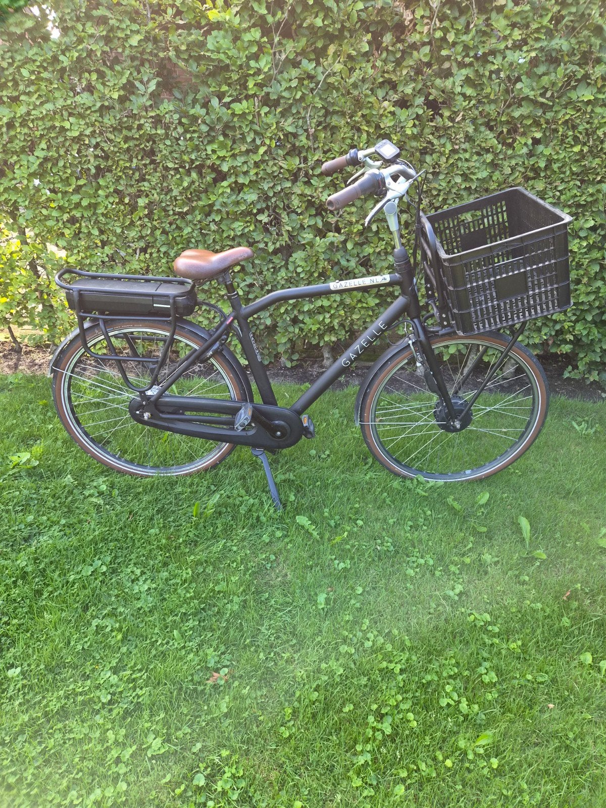 Elektrische herenfiets transporter gazelle heavy duty, Versnellingen, Ophalen of Verzenden, Zo goed als nieuw, Gazelle
