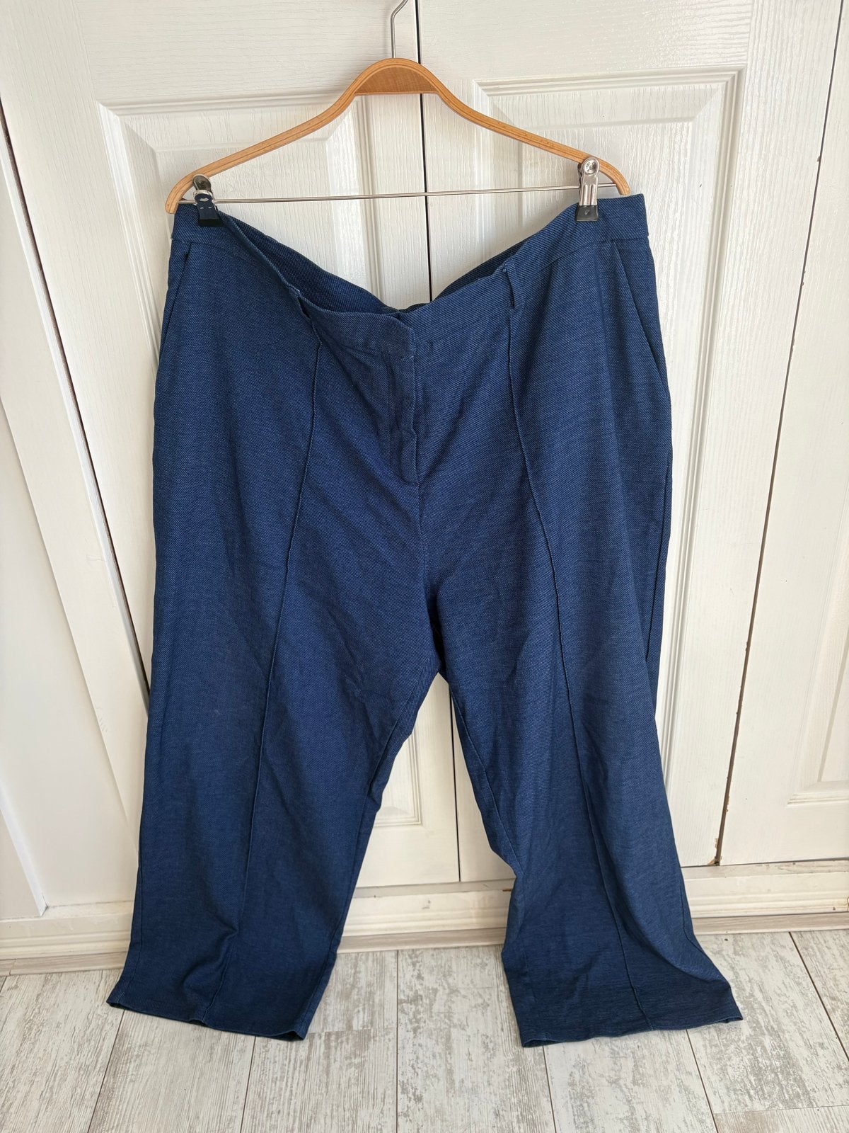 Norah Blauwe Broek Maat 46, Maat 46/48 (XL) of groter, Zo goed als nieuw, Lang, Verzenden