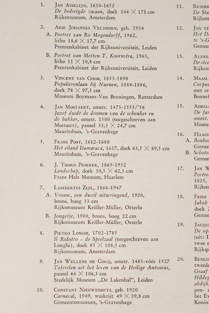 Openbaar kunstbezit 1964, Boeken, Verzenden, Zo goed als nieuw, Schilder- en Tekenkunst