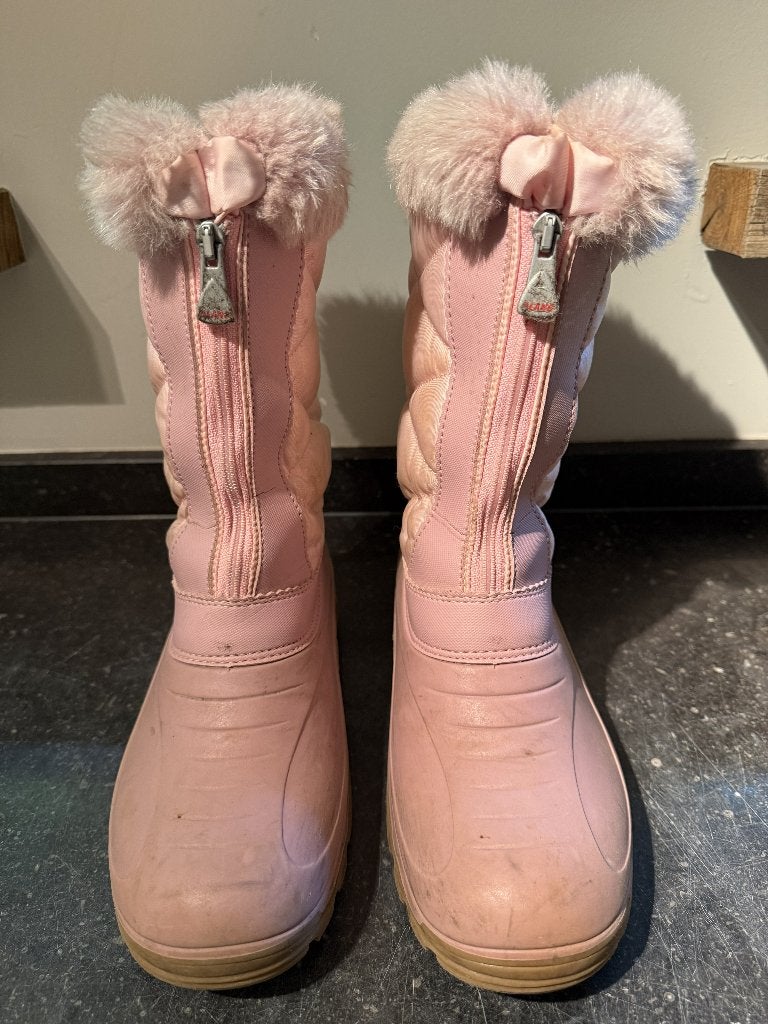 snowboots, Ophalen, Snowboots, Roze, Gedragen