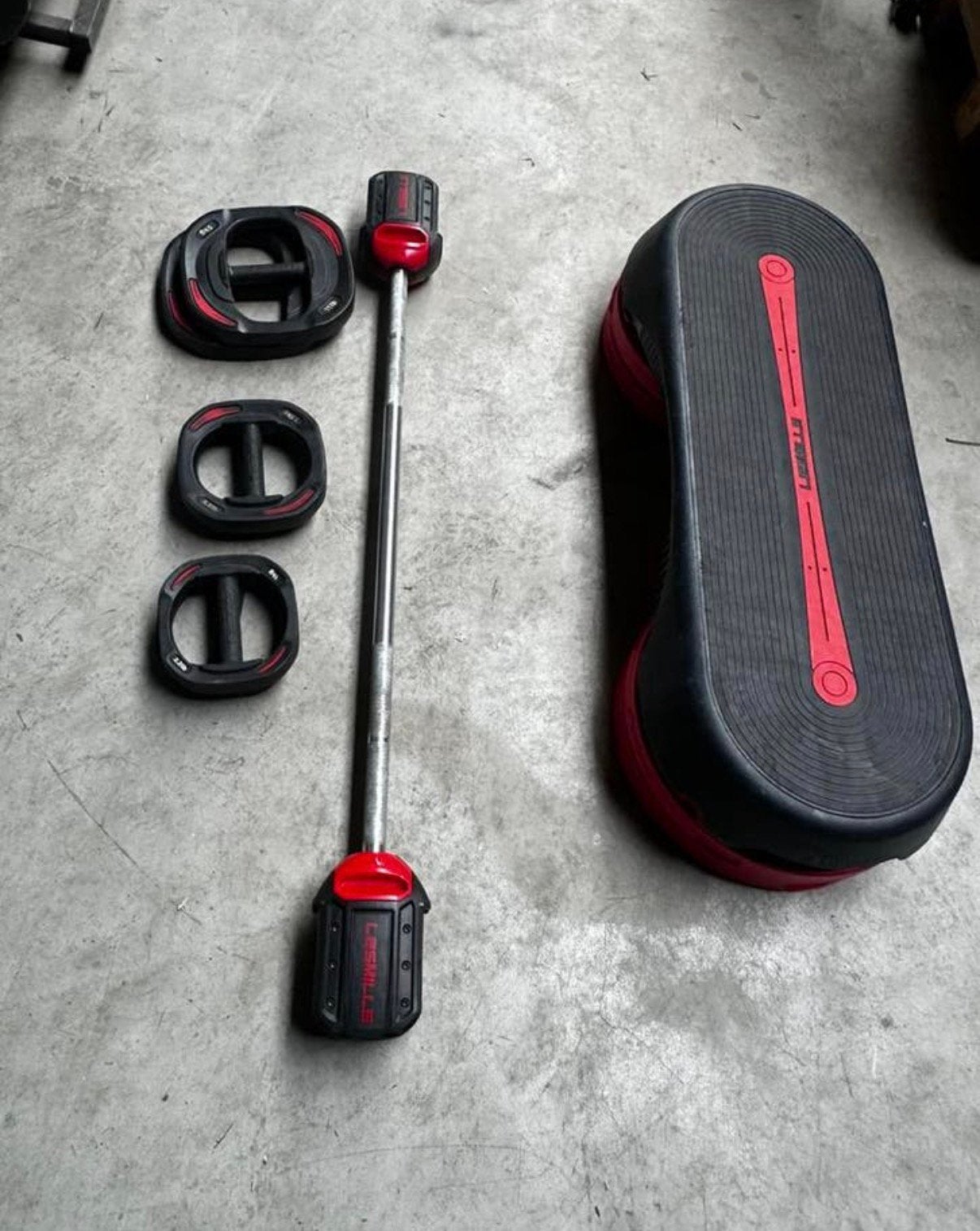 Lesmills Smartbar Set + Lesmills Step, Ophalen, Zo goed als nieuw, Overige typen